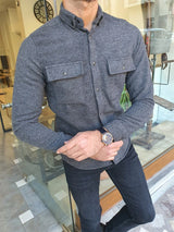 Pocket Pocket Slim Fit Lumberjack Shirt