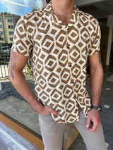 Velev Collar Sweatproof Fabric Slim Fit Shirt