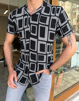 Velev Collar Sweatproof Fabric Slim Fit Shirt