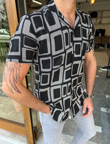 Velev Collar Sweatproof Fabric Slim Fit Shirt