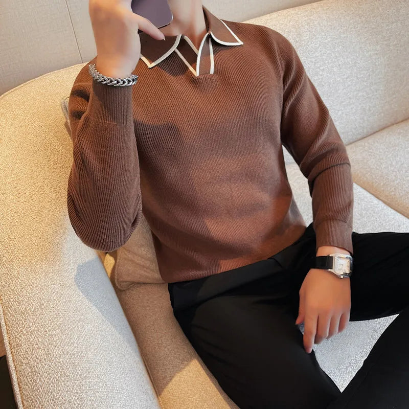 Slim Fit High Quality Knitted Sweaters