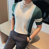 Knitted Casual Polo Shirts