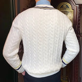 High Quality V-Neck Knitted Sweater