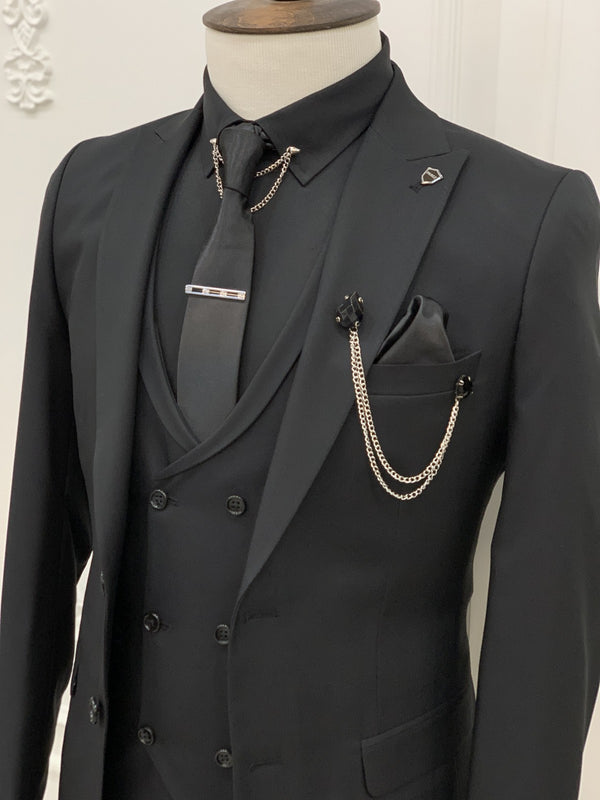 Black Slim Fit Suit