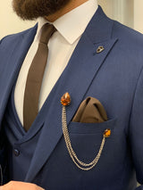 Navy Blue Slim Fit Suit