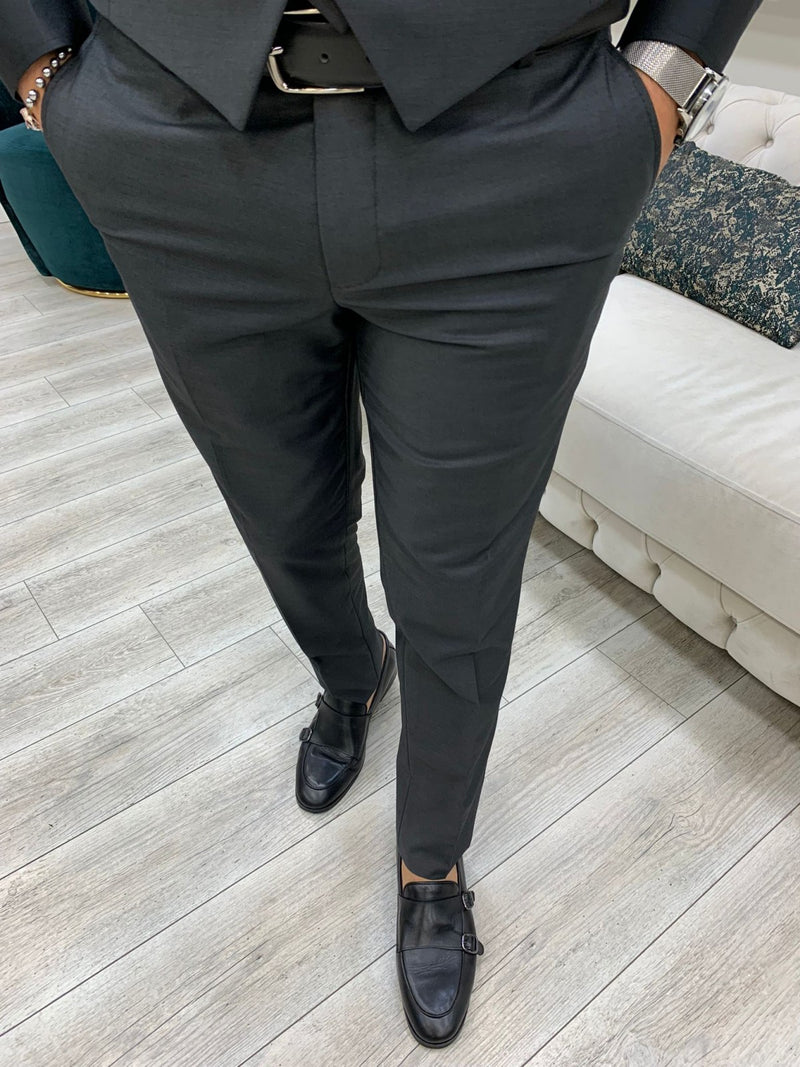 Montreal Anthracite Slim Fit Suit