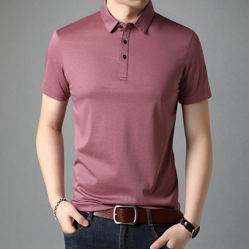 Mulberry Silk Polo Shirts