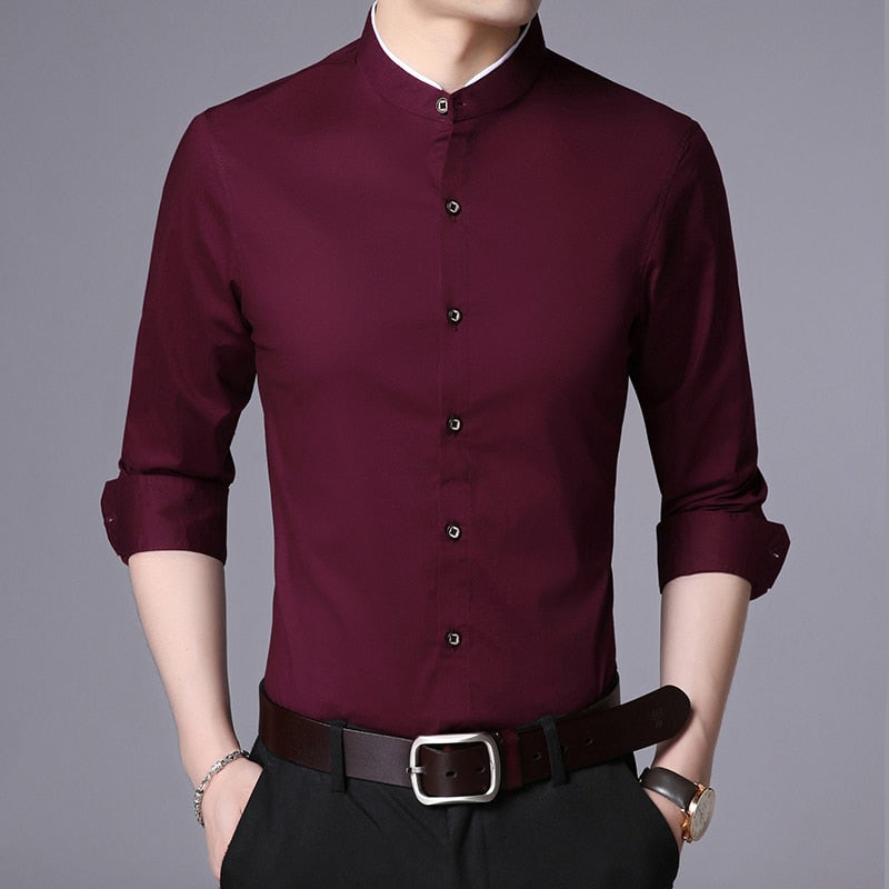 Mandarin Collar Shirts