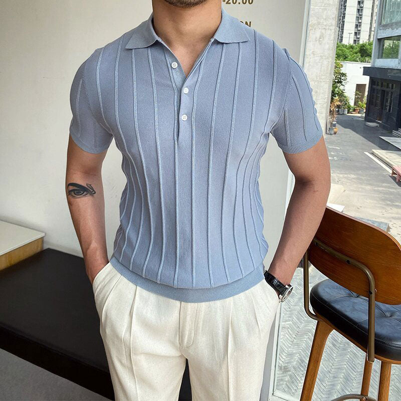 Knitwear Short Sleeve Polo Shirts