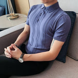 Silk Knitted Polo Shirts