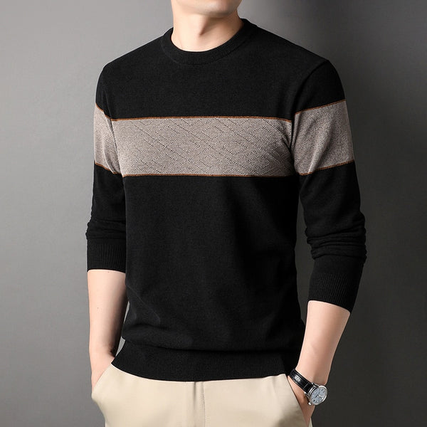 Designer Knit Pullover Sweater