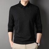 Designer Long Sleeve Polo Shirt