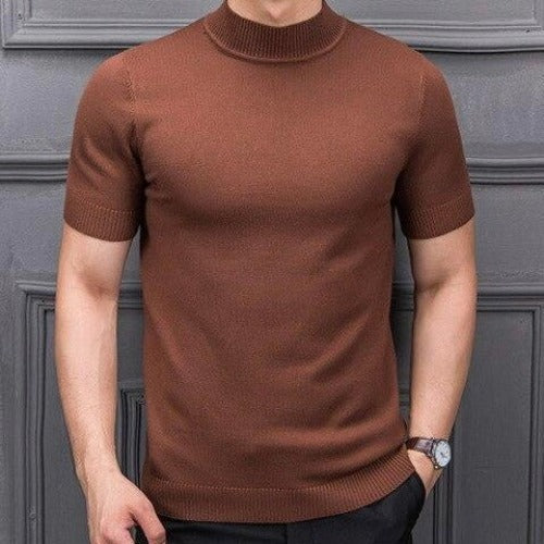 Semi-high Collar Sweaters