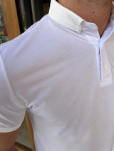 Polo Neck Slim Fit Cotton T-shirt