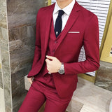 Luxury Men Suit (3Pcs/Set)