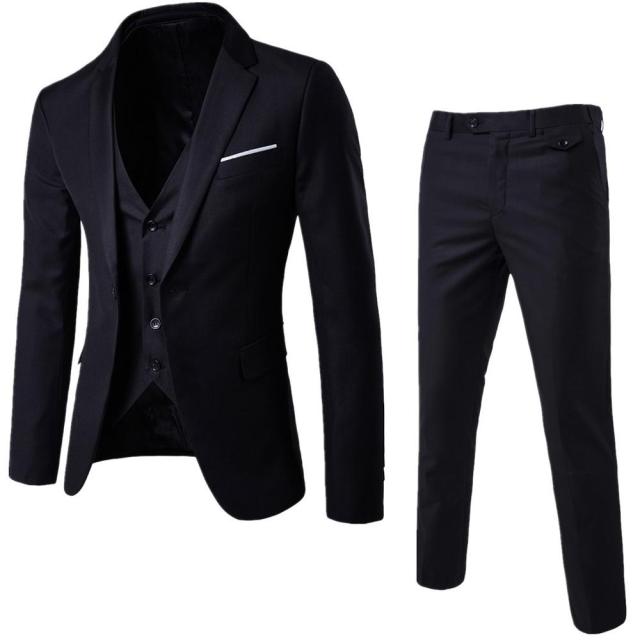 Formal Suit(Jacket+Pant+Vest)