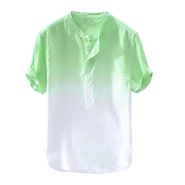 Summer Casual Shirt Stand Collar