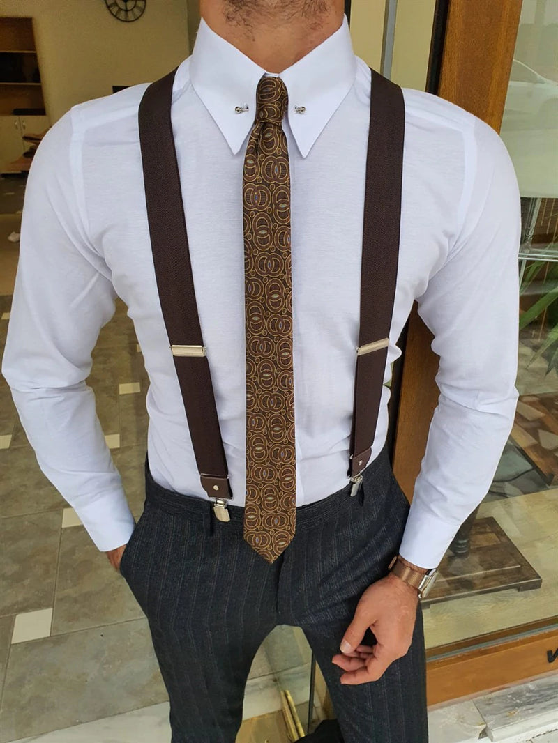 Slim Fit Accessory Detailed Shirt