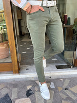 Slim Fit Jeans With Side Pockets